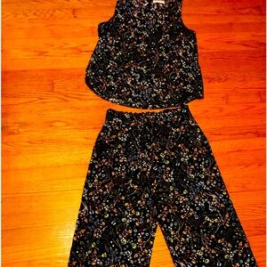 Blouse and Pants Set.